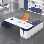 Aria · Modern L-Shaped Executive Desk