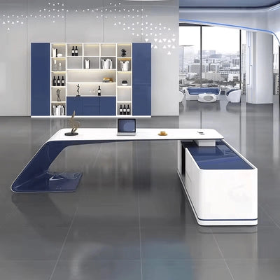 Aria · Modern L-Shaped Executive Desk