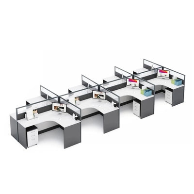 Averon · L-Shaped Cubicle Workstation