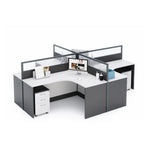 Arlo · L-Shaped Cubicle Workstation