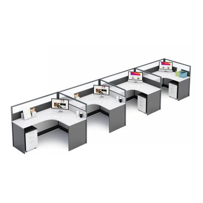 Averon · L-Shaped Cubicle Workstation