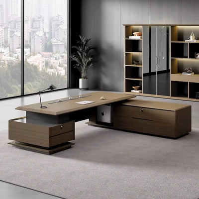 Aspen · Modern L-Shaped Executive Desk