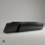 Auden · Front Reception Desk — Glossy Black