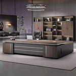 August · Modern L-Shaped Executive Desk