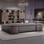August · Modern L-Shaped Executive Desk