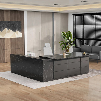 Austin · Modern L-Shaped Executive Desk