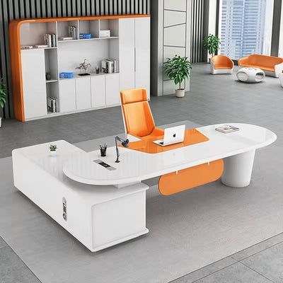 Aviana · Modern L-Shaped Executive Desk