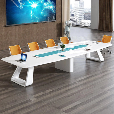 Azra · Conference Room Table, White