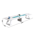 Azra · Conference Room Table, White