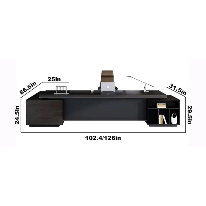 Benet · Modern L-Shaped Executive Desk