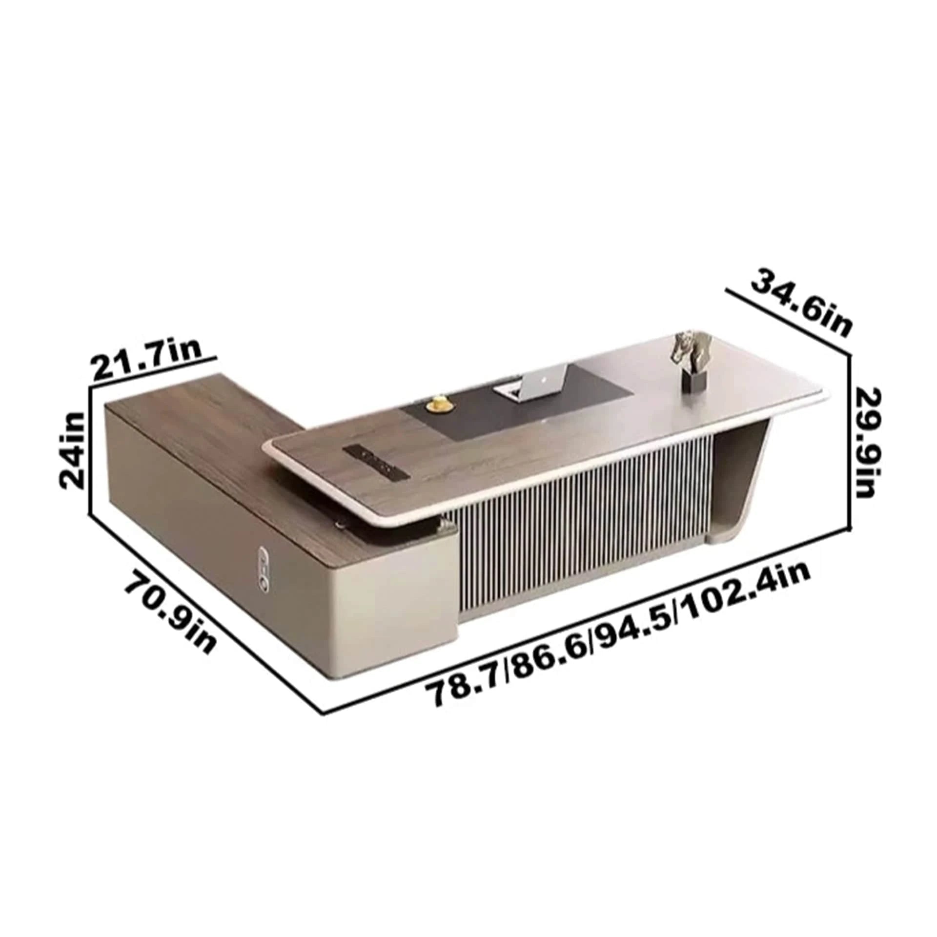 Benny · Modern L-Shaped Executive Desk