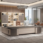 August · Modern Executive L-Shaped Desk