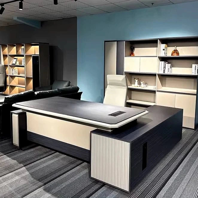Brian · Modern L-Shaped Executive Desk