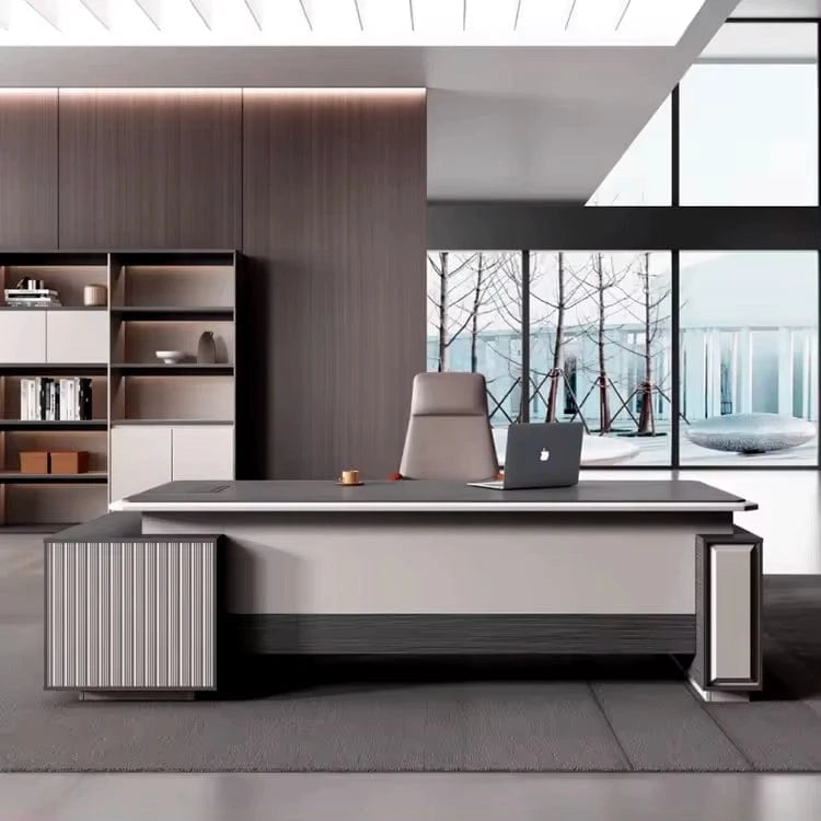 Brian · Modern L-Shaped Executive Desk