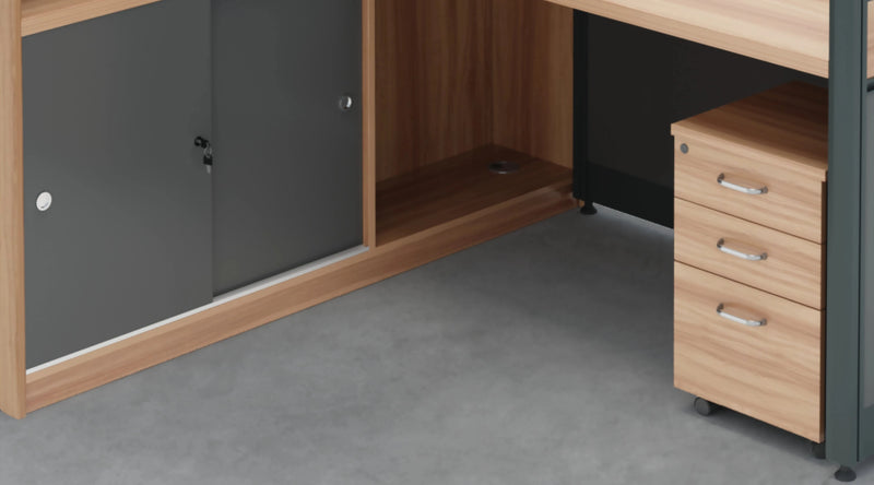 Brynn · L-Shaped Cubicle Workstation
