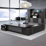 Burndy · Modern L-Shaped Executive Desk