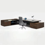 Burndy · Modern L-Shaped Executive Desk