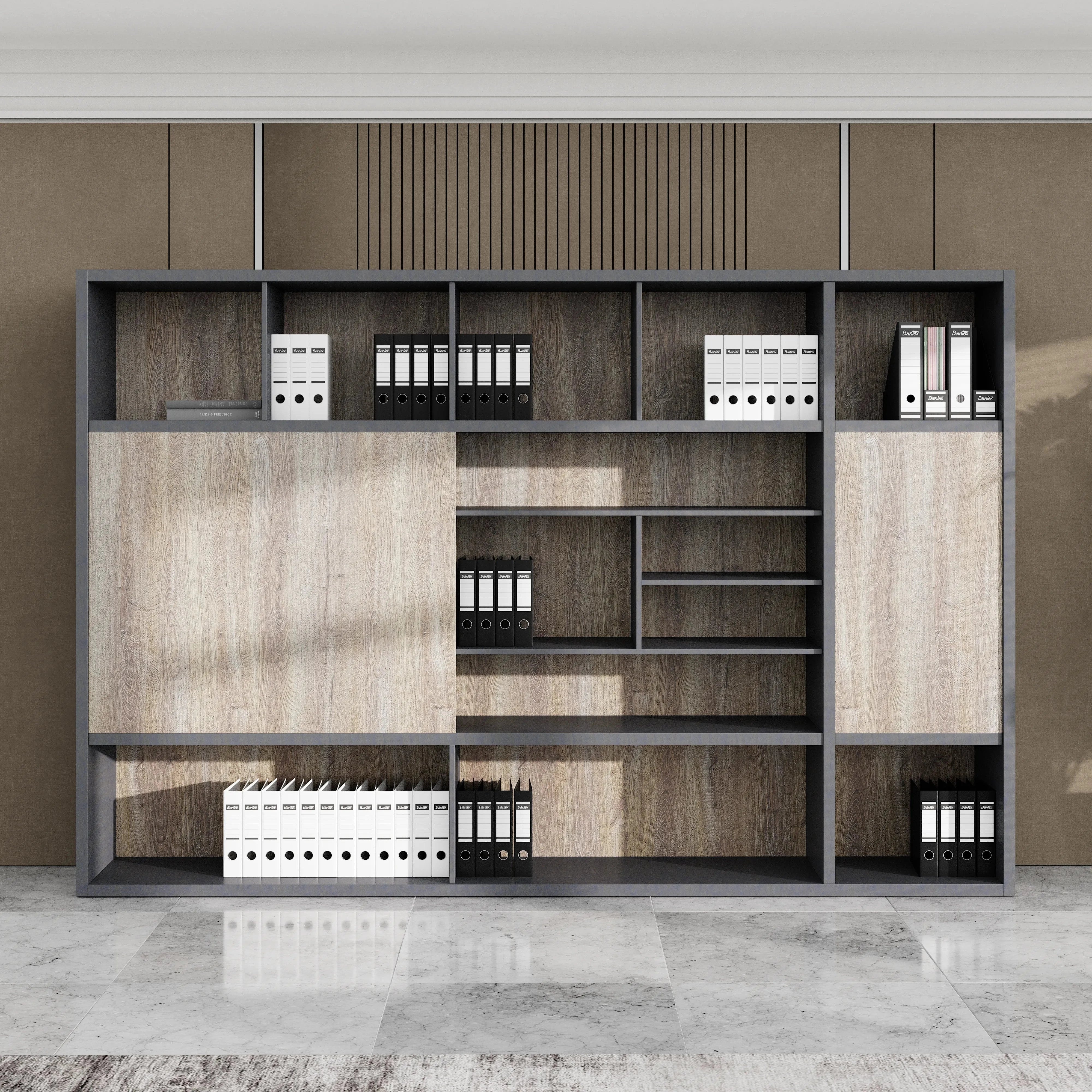 Calvin · 118″W Office Shelves & Storage