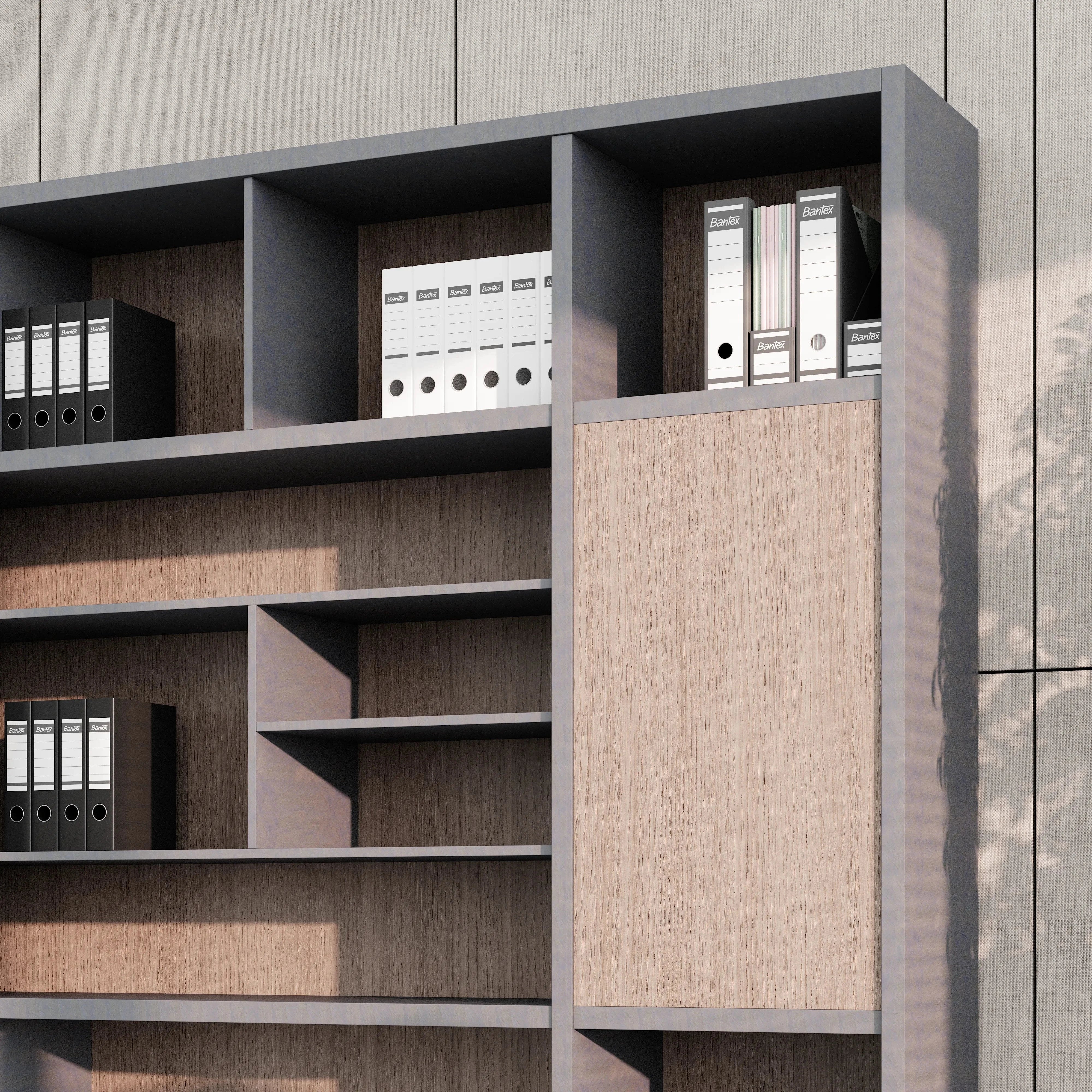 Calvin · 118″W Office Shelves & Storage