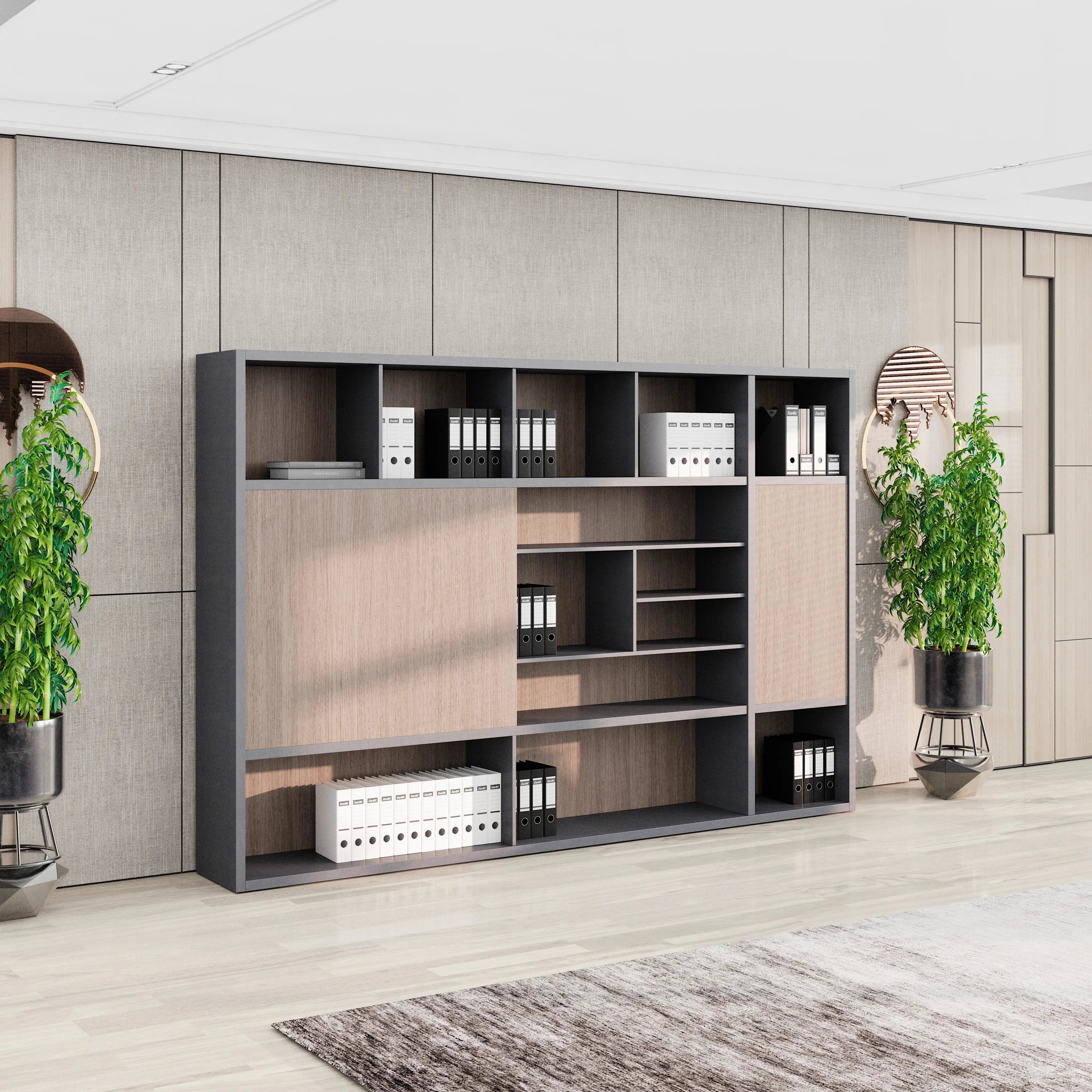 Calvin · 118″W Office Shelves & Storage