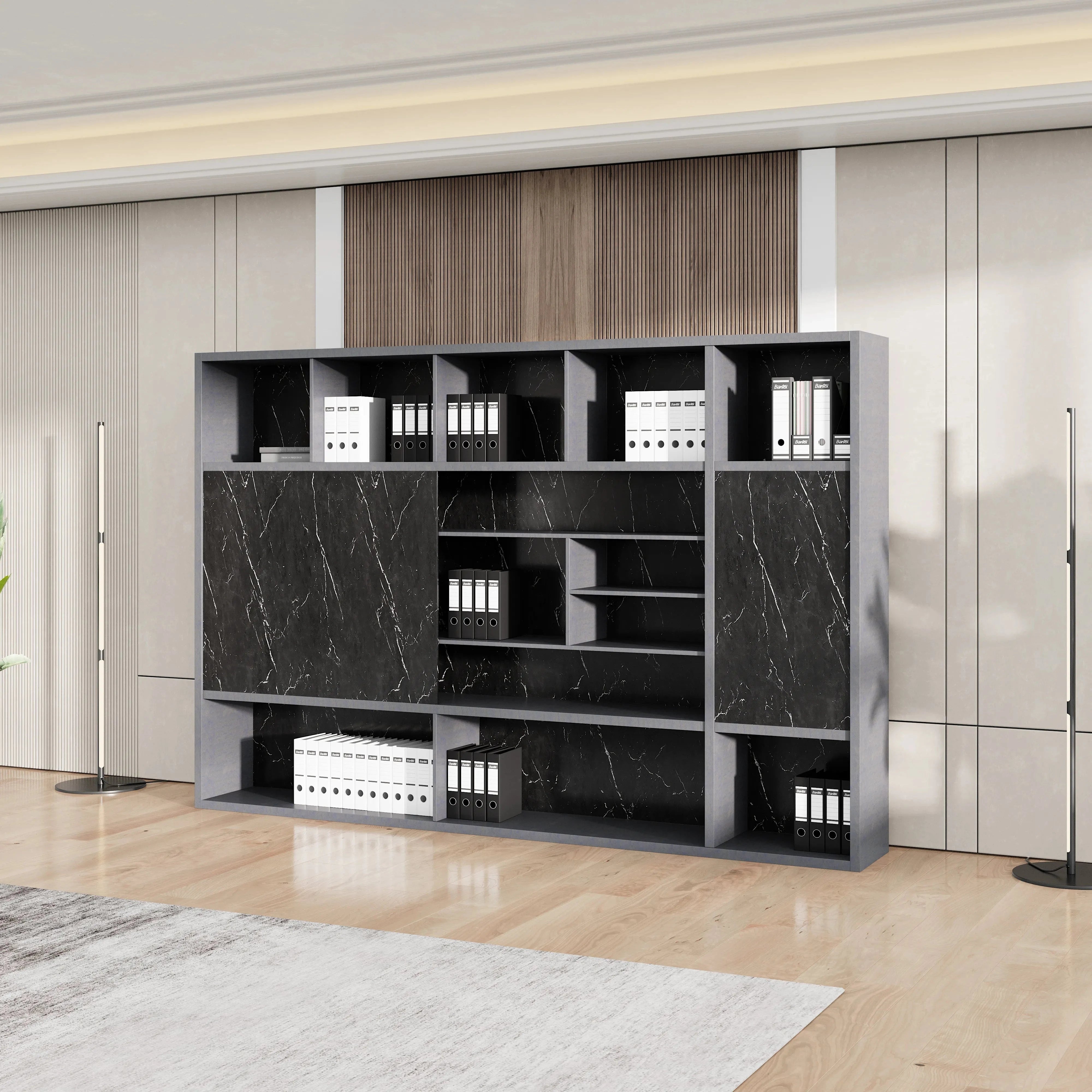 Calvin · 118″W Office Shelves & Storage