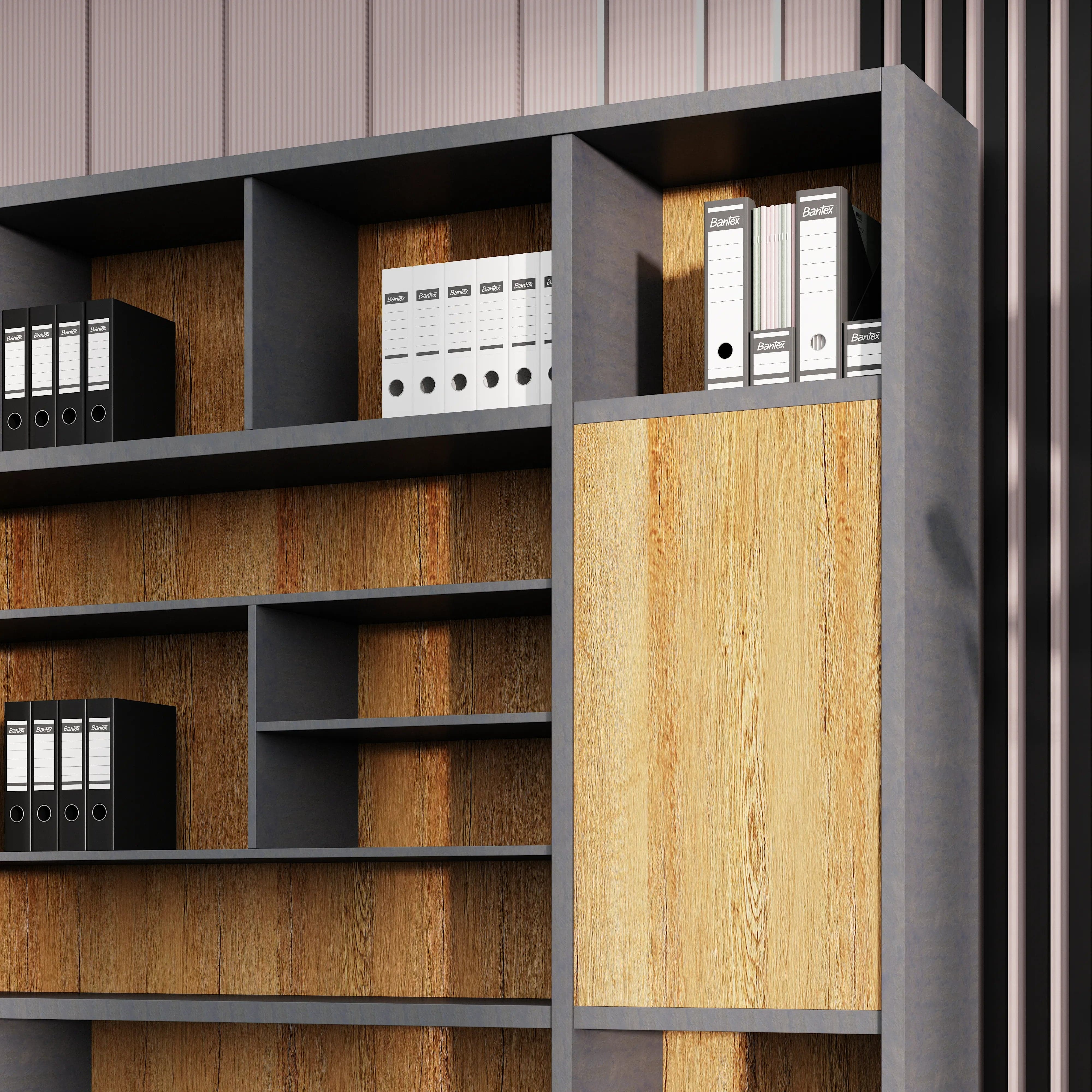 Calvin · 118″W Office Shelves & Storage