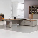 Cassiel · Modern L-Shaped Executive Desk