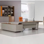 Cassiel · Modern L-Shaped Executive Desk