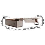 Claude · Modern L-Shaped Executive Desk
