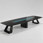 Concord · Conference Room Table — Glossy Black