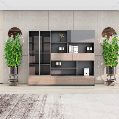 Contour · Mixed Media Office Shelves & Storage Cabinets
