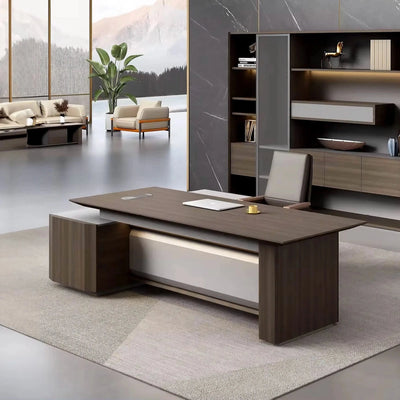 Corp · Modern L-Shaped Executive Desk
