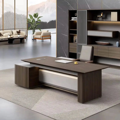 Cole · Modern L-Shaped Executive Desk