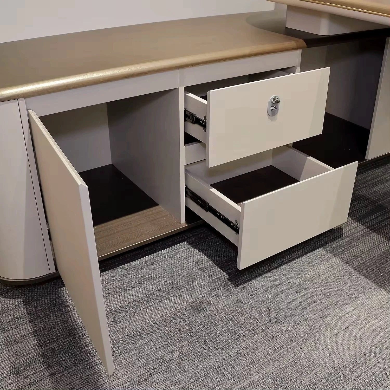 Daniel · Modern L-Shaped Executive Desk