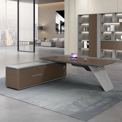 Dashiel · Modern L-Shaped Executive Desk
