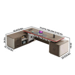 Drax · Modern L-Shaped Executive Desk