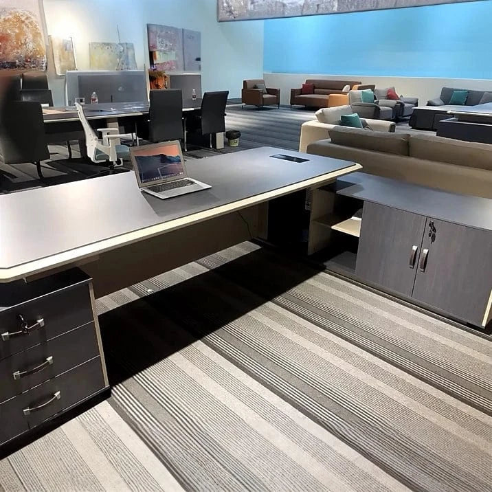 Drew · Modern L-Shaped Executive Desk