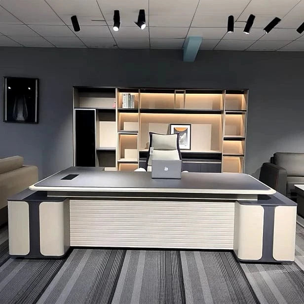 Drew · Modern L-Shaped Executive Desk