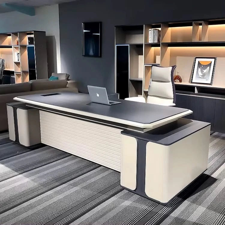 Drew · Modern L-Shaped Executive Desk
