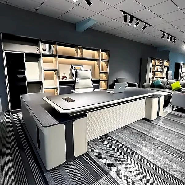 Drew · Modern L-Shaped Executive Desk