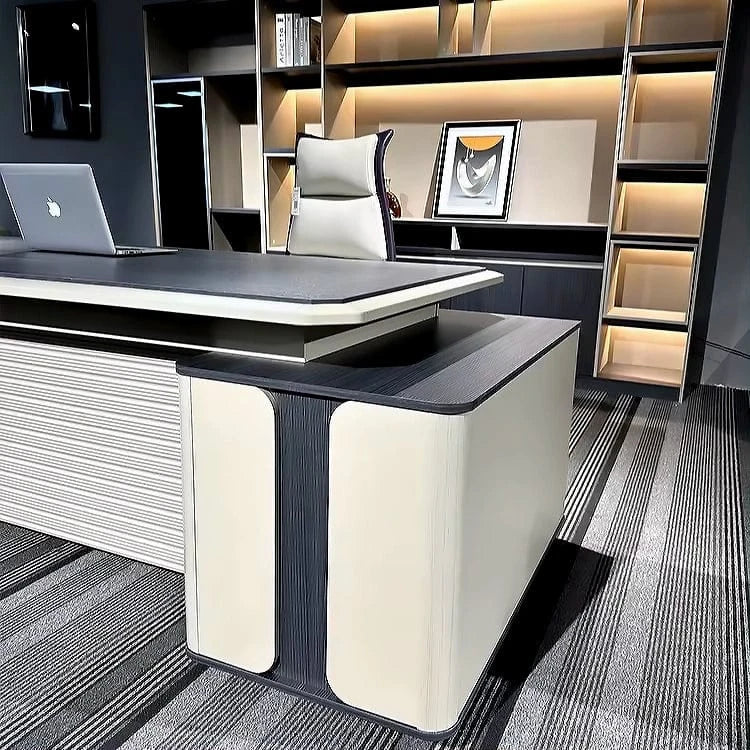Drew · Modern L-Shaped Executive Desk