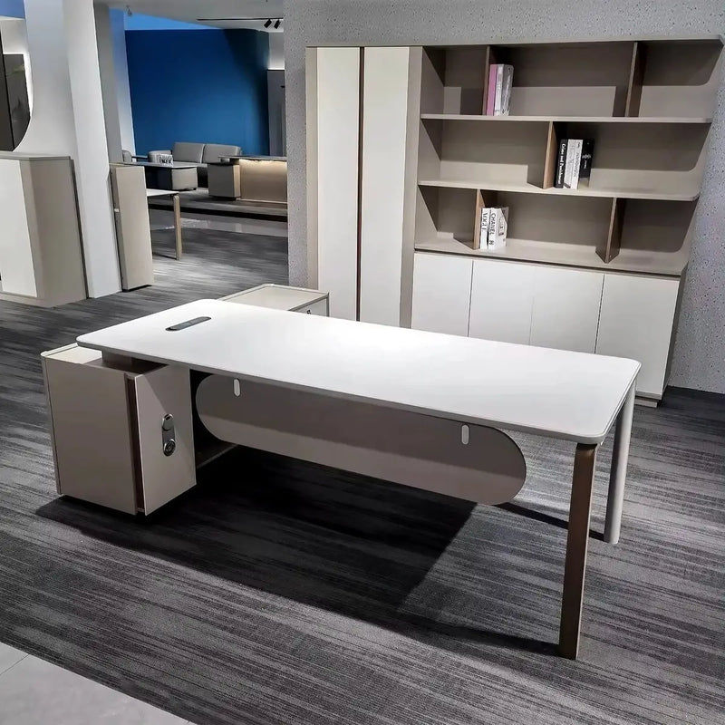 Easton · Modern L-Shaped Executive Desk