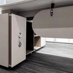 East · Modern L-Shaped Executive Desk