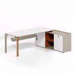 East · Modern L-Shaped Executive Desk