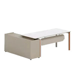 East · Modern L-Shaped Executive Desk