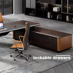 Edgar · Modern L-Shaped Executive Desk