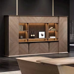 Edward · Office Shelves w/ Integrated Lighting & Storage