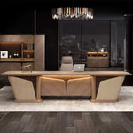 Edward · Office Shelves w/ Integrated Lighting & Storage