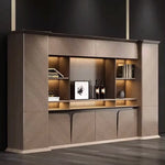 Edward · Office Shelves w/ Integrated Lighting & Storage