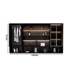 Elizabeth · Office Shelves w/ Integrated Lighting & Closet Storage